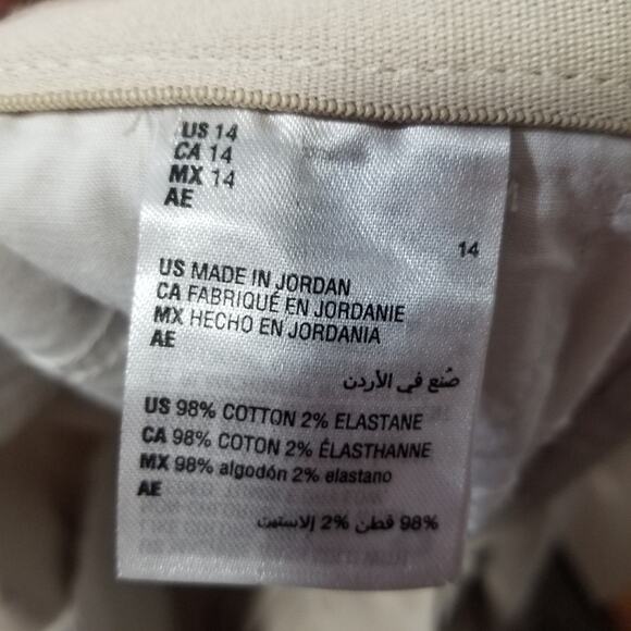 NWT Charter Club Light Tan Tummy Slimming Cropped Trouser Pants - Picture 7 of 10